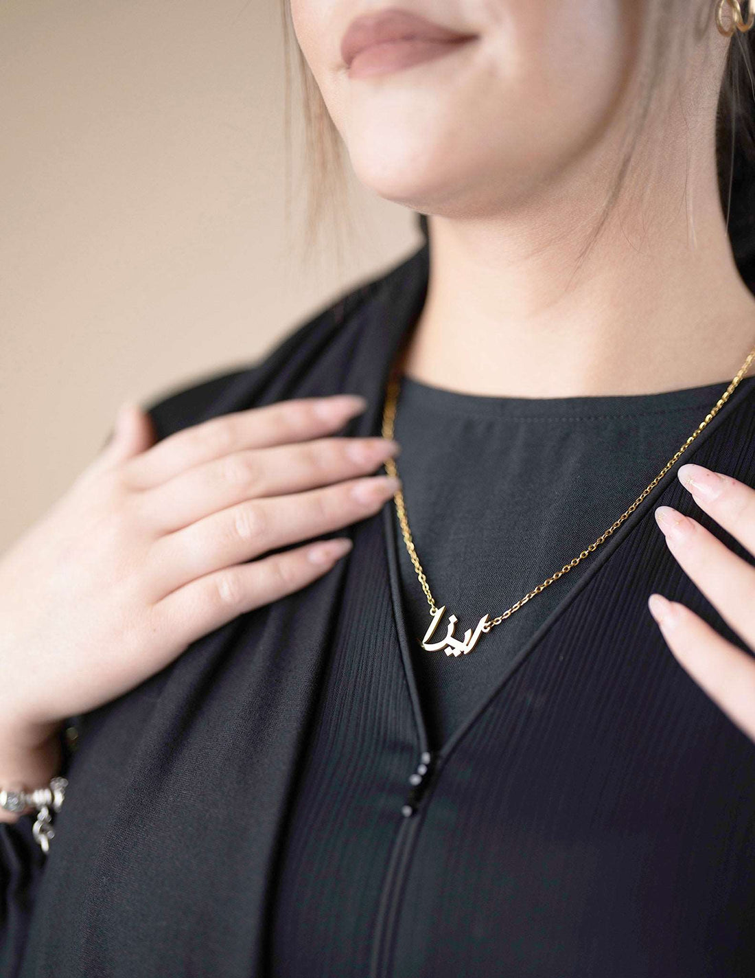 Essential Closed Black Cuffed Abaya - Abayas, black abayas, Closed, closed abayas, cuffed sleeves, essential, essential abayas, Featured - AZAARYA