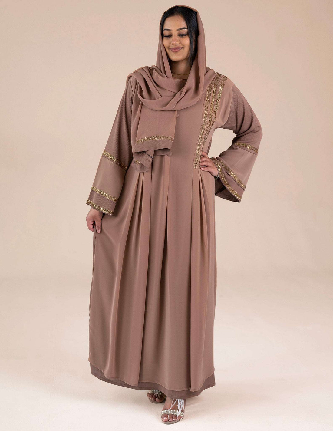 Hawaa Dress Abaya - Abayas, Best, closed abayas, dress abayas, frock abayas, premium - AZAARYA