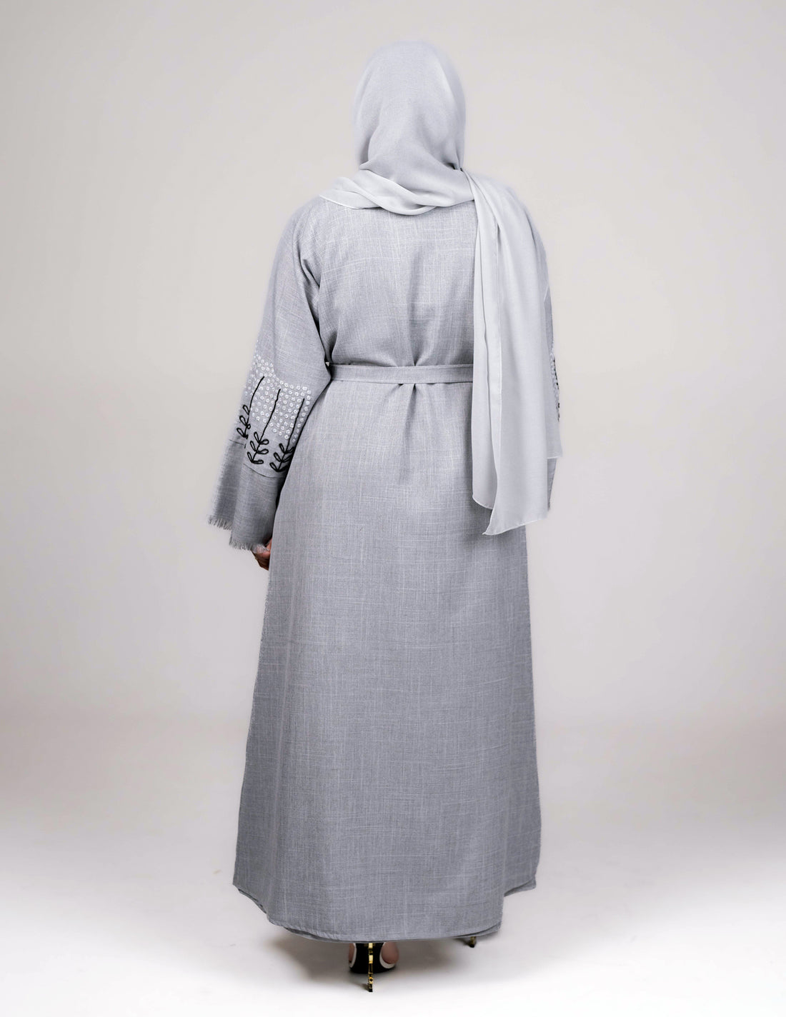 Ryma Abaya - open abaya, open abayas, premium - AZAARYA