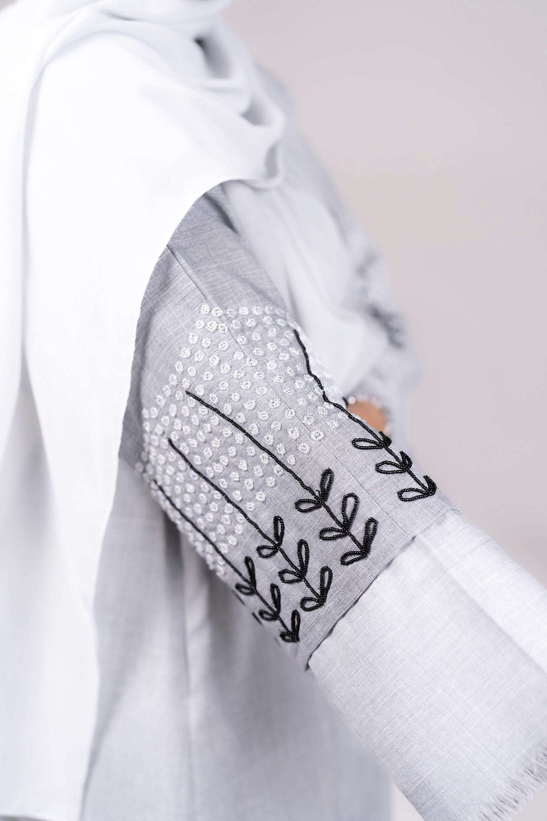 Ryma Abaya - open abaya, open abayas, premium - AZAARYA