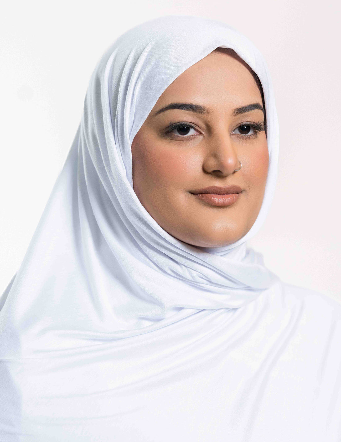 Premium White Jersey Hijab
